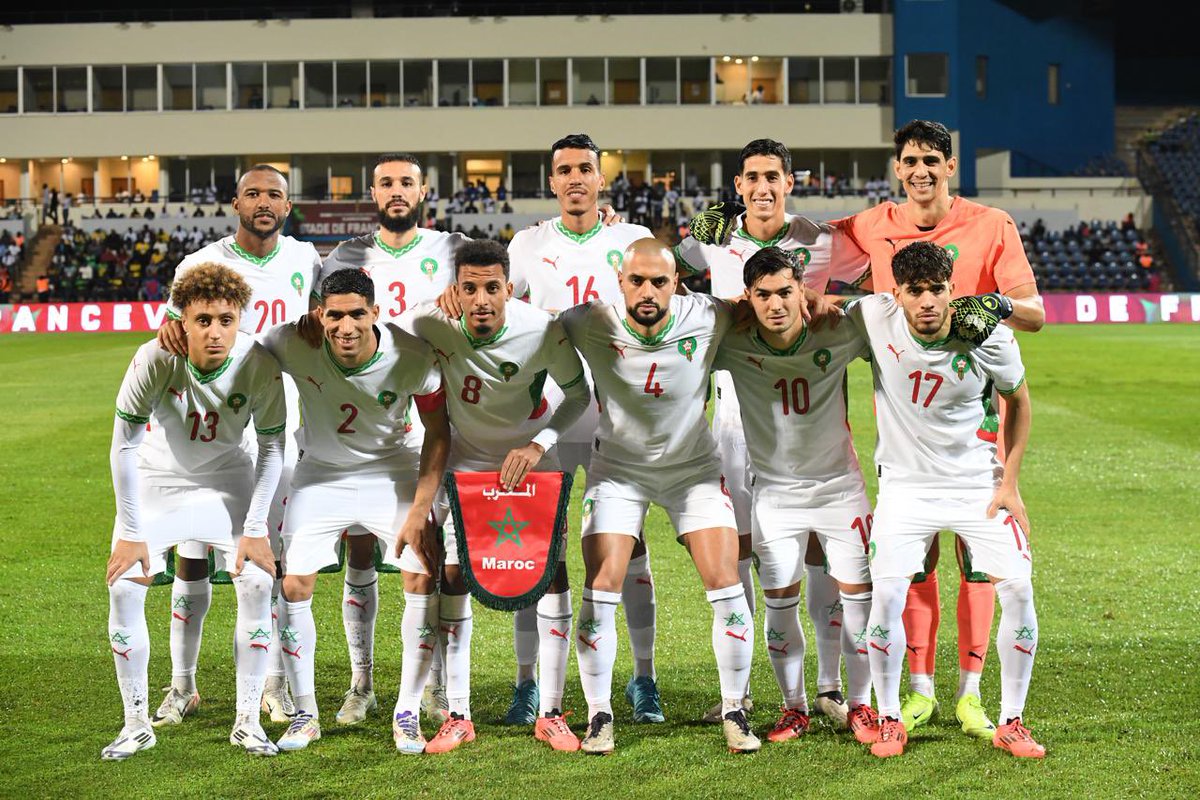 🇲🇦🦁 انتصار جميل مهم خارج الديار. ننتظركم الإثنين في وجدة ✖️⚽️🤷‍♂️🤷‍♂️

Bonito e importante triunfo fuera de casa. Os esperamos el lunes en Oujda