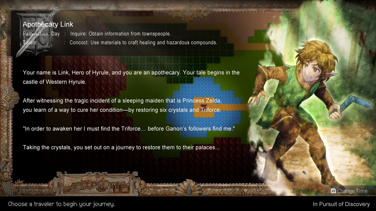 fuwafuwallen's tweet photo. octopath traveler (1/3) #linkeduniverse https://t.co/5d9c2WUrxk