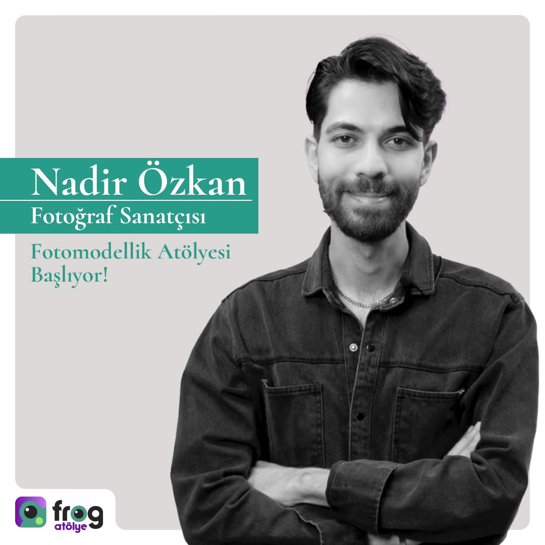 frogatolye's tweet photo. Fotomodellik Atölyesi başlıyor! 4 hafta sürecek bu özel atölyede, poz verme tekniklerinden kamera önü duruşuna, jest ve mimik çalışmalarından profesyonel yaşam hazırlıklarına kadar Fotomodelliğin tüm temel adımlarını öğreneceksin.

☎️0 544 169 53 93 https://t.co/GEW5NzFT3W
