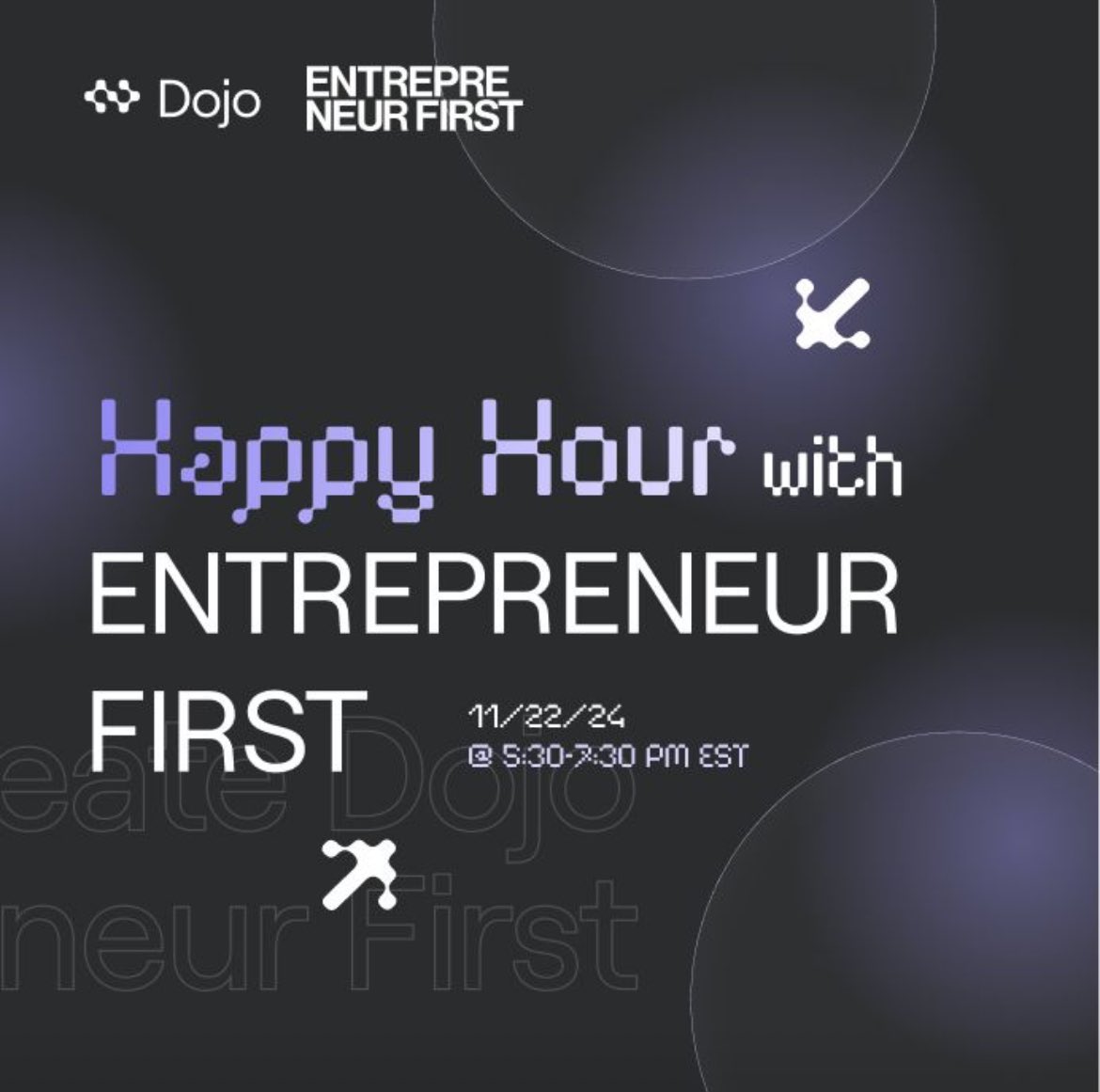 Nucleate Dojo (@nucleatedojo) on Twitter photo 💡Calling all builders, dreamers, and innovators in Toronto interested in life sciences and biotech! Join us for the Biotech Founders Happy Hour, co-hosted with Entrepreneur First, on Fri Nov 22.
👉 Register now: lu.ma/mwphmove
Thank you to our sponsor <a href="/join_ef/">Entrepreneurs First</a> ! 💡Calling all builders, dreamers, and innovators in Toronto interested in life sciences and biotech! Join us for the Biotech Founders Happy Hour, co-hosted with Entrepreneur First, on Fri Nov 22.
👉 Register now: lu.ma/mwphmove
Thank you to our sponsor <a href="/join_ef/">Entrepreneurs First</a> !