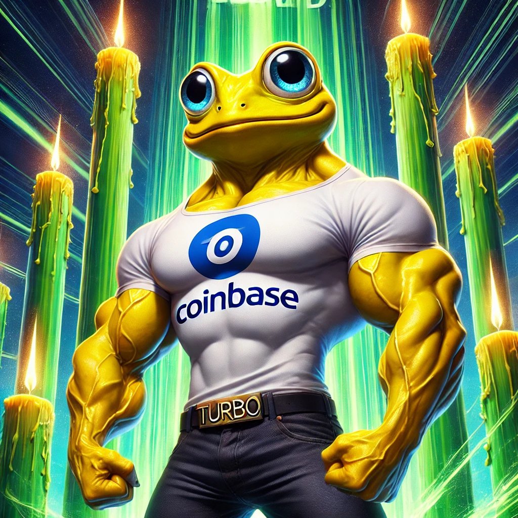 SuperSageTurbo's tweet photo. #DAY4 of posting coinbase #TurboToad every day until @coinbase lists #TURBO
#coinbase #crypto #Bitcoin #Trump #Elon #GaryGensler #TurboArmy #TurboToadToken #TurboRevolution #Bitcoin #Ethereum #Dogecoin #Pepe #memecoins #AltcoinGems #Altseason https://t.co/SG8RIZUBOe