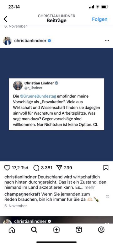 mitDipp's tweet photo. Was für ein Heuchler. 

Sabotage ist für #Lindner anscheinend eine Option. 

Ich erwarte, dass dieser Mensch nie wieder ein Ministeramt bekommt. 

#FDPrausAusDenParlamenten 
#FDP 

Vom 5. November 👇 https://t.co/iqaUo3XNJ1