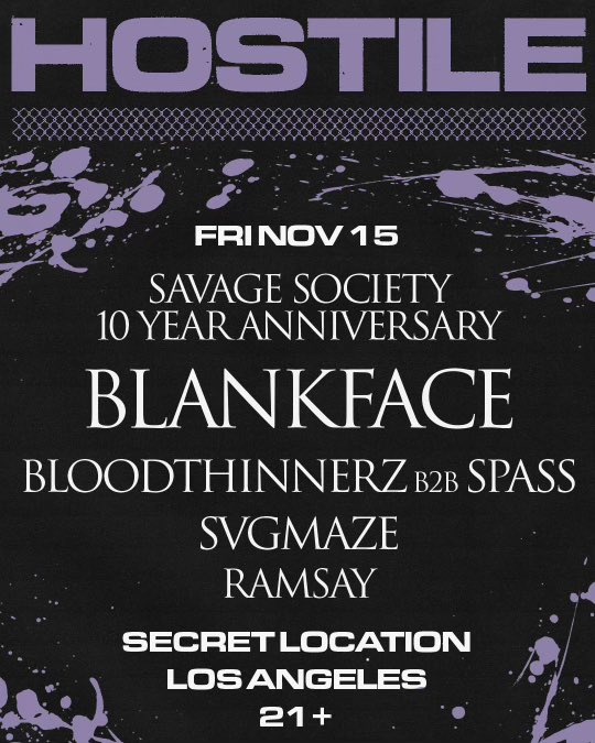 WE CELEBRATE 10 YEARS OF SAVAGE TONIGHT 🫵🏼🏴‍☠️

COME EARLY AS MYSELF, <a href="/sk00txdubz/">sk00txdubz</a> &amp; <a href="/euro_wav/">リラックス</a> WILL BE STARTING THIS BITCH OFF WHEN THE DOORS OPEN 9-10PM.
🐢🛴💶