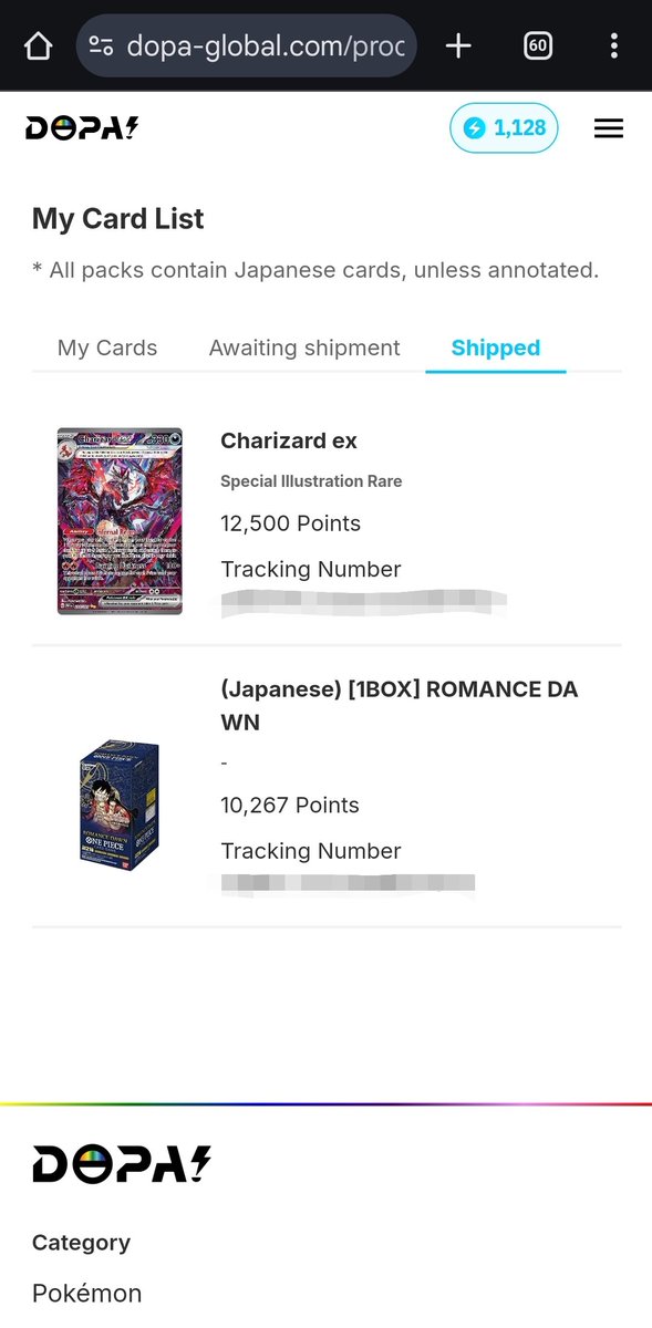 Xx_VOLKAN_xX's tweet photo. DOPA is crazy... 
Got Charizard Ex from a 25$ pack with a single pull wtf! 
Card came in mint condition. Love it so far. Def check it out.
@DOPAcard #dopapulls #DOPA https://t.co/kbJO0UoFP2