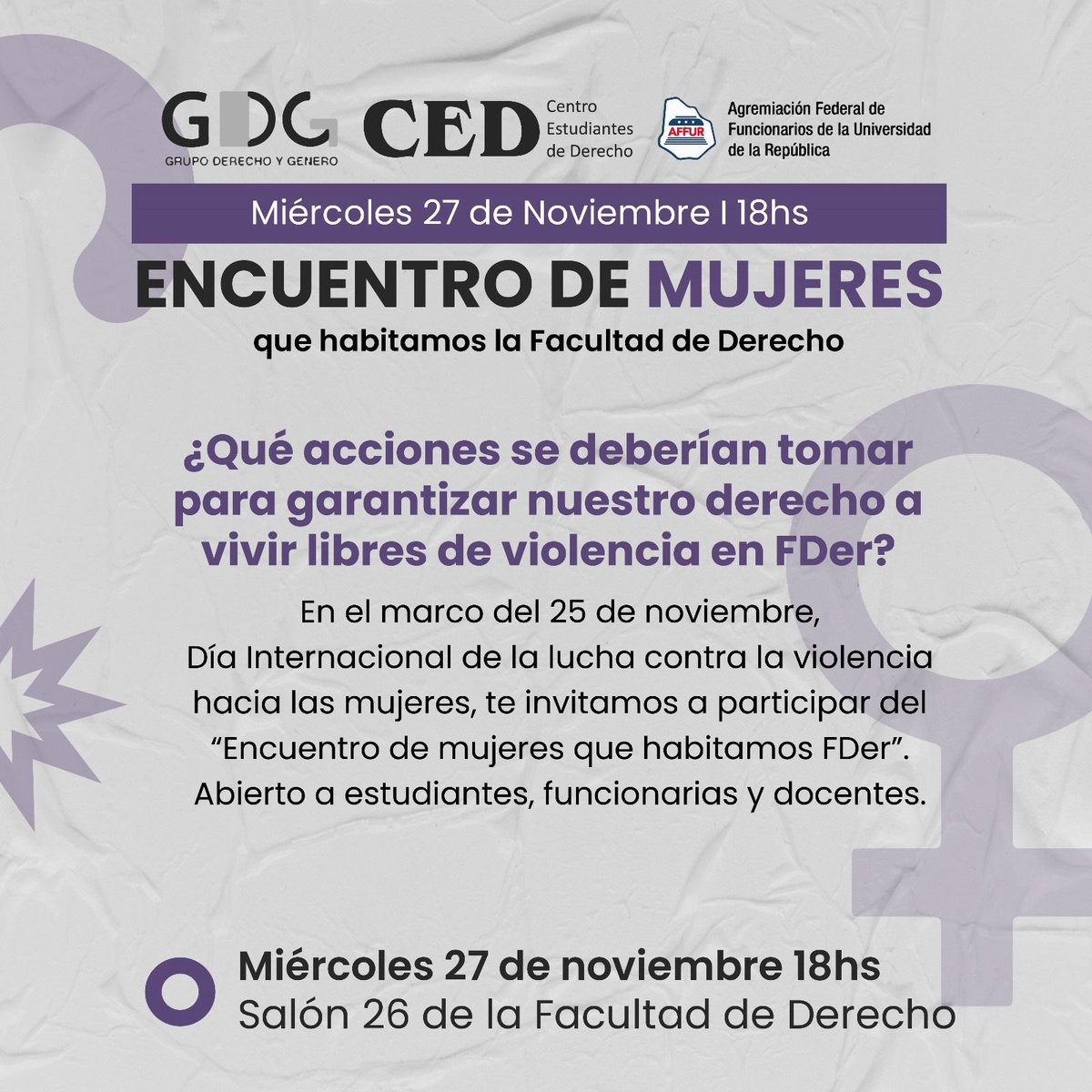 derechoygenero's tweet photo. ¡Vení al Encuentro de Mujeres que habitamos Fder!

Inscríbete en el siguiente enlace: https://t.co/EtRKKYRThx https://t.co/oEV8Hj5Dsl