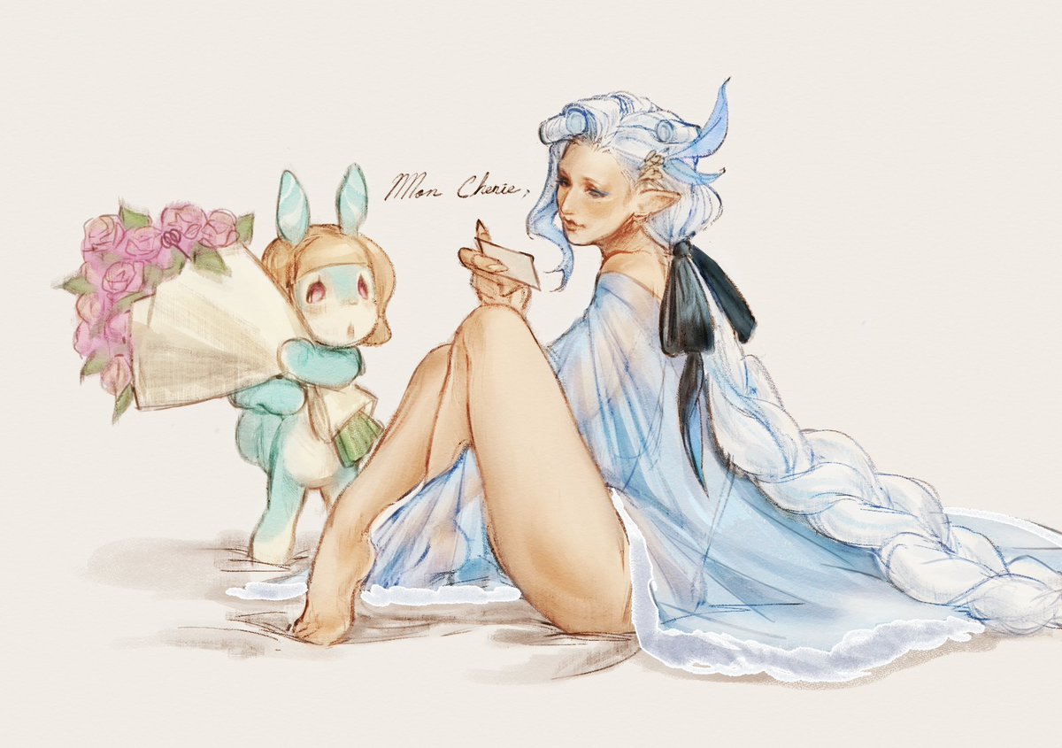 “Monsieur Neuvillette, this was left for you by an anonymous sender.”

#genshinimpact #fanart