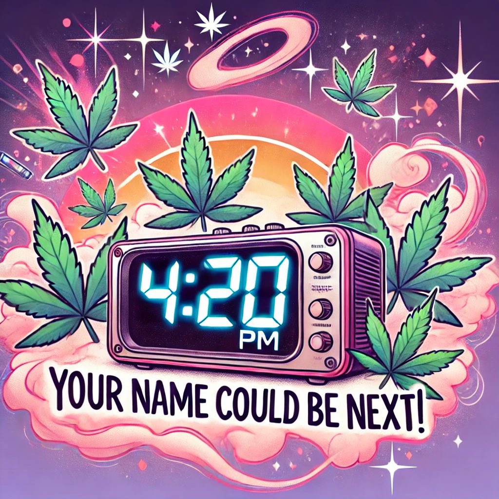 indacloudco's tweet photo. 🌸 Imagine a Monday afternoon, 4:20 on the dot, and your name gets called as the winner… sounds dreamy, right? Well, it could be YOU! 🙌
Don’t forget to grab that bonus entry by following us on IG and sending proof! 🚀
#FreeCannabis #FreeBud #StonerFam https://t.co/DoGODiagFE