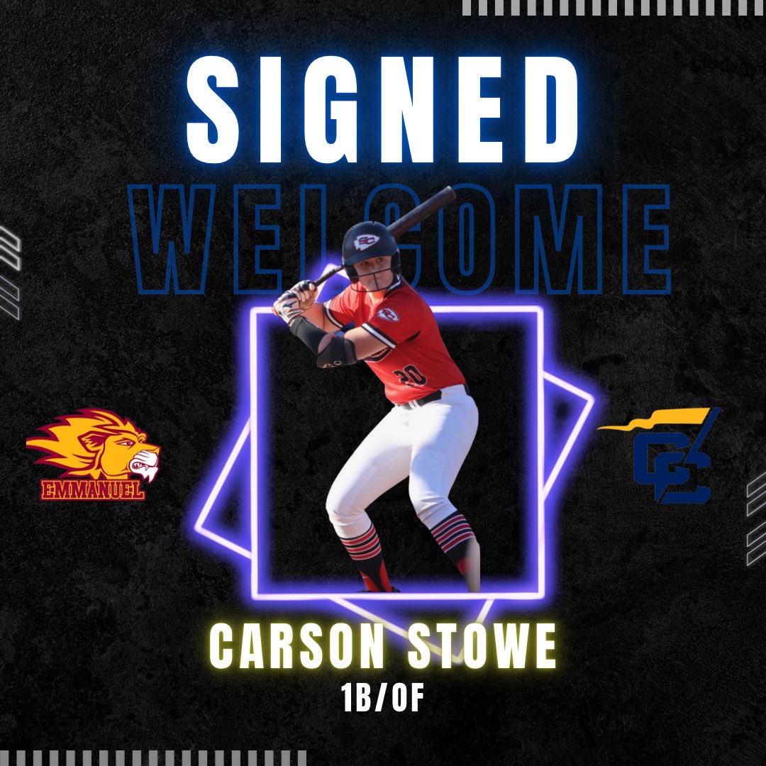 eulionssoftball's tweet photo. ✍️SIGNED✍️
Welcome to Emmanuel, Carson Stowe🦁

1️⃣B / OF
🎓Stephens County High School
🥎AP Elite Kelley https://t.co/cOcXjOx0pa