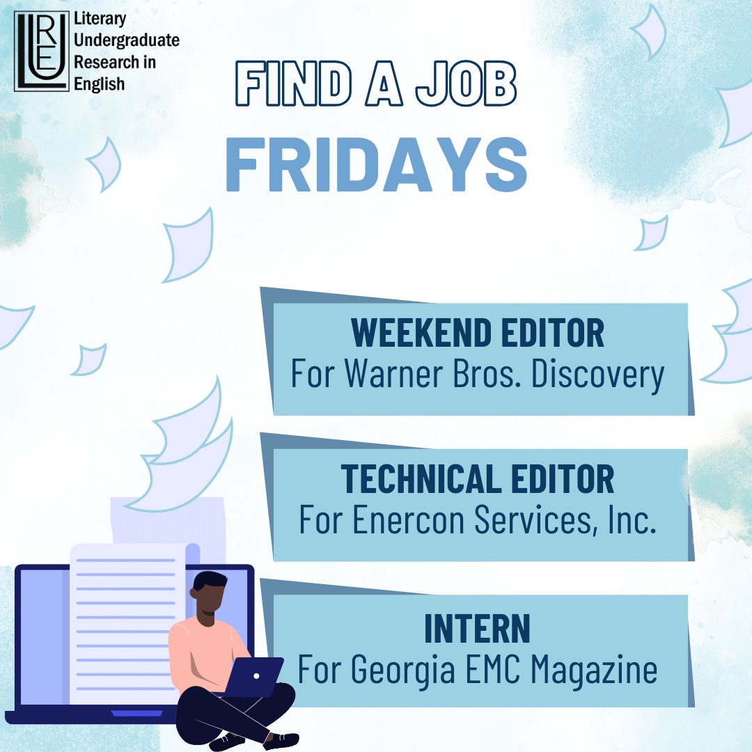 Hello, writers and editors! It's Find A Job Friday! We found some jobs that might interest you on Indeed. Fill out an application at indeed.com -OR share this post with a friend! Happy job hunting!

#LURejournal #FindAJobFriday #JobOpportunities