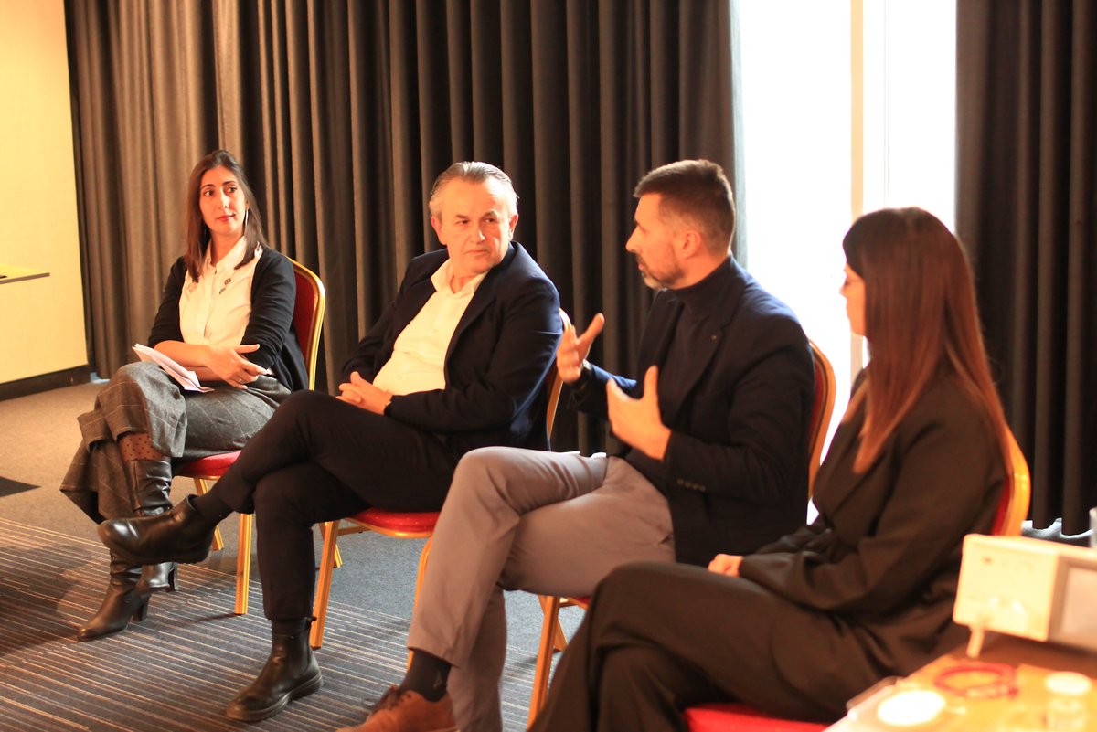 StrentexProject's tweet photo. Yesterday as part of the @StrentexProject, experts &amp; researchers gathered in Novi Sad to discuss textile electronics, wearable tech, &amp; their applications in biomedicine, sports, &amp; daily life. 
We are grateful to all participants for their presence &amp; contributions! https://t.co/N06ob9JnBy
