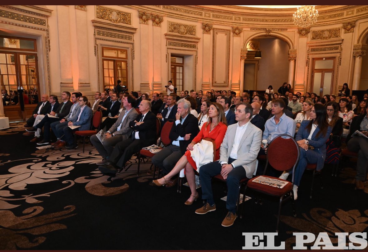 Muy agradecida de integrar un año más el top ten de líderes empresariales con mejor reputación del Uruguay según <a href="/mercoranking/">Merco</a> .
Feliz de compartirlo con <a href="/njodal/">Nicolas Jodal</a>, @sergio Fogel, <a href="/rafah1982/">Rafael Hermida</a>, <a href="/ebalino/">Enrique Baliño Boasso</a>, <a href="/AndreGailey/">Andre Gailey</a>. Energías renovadas! shorturl.at/adIOy.