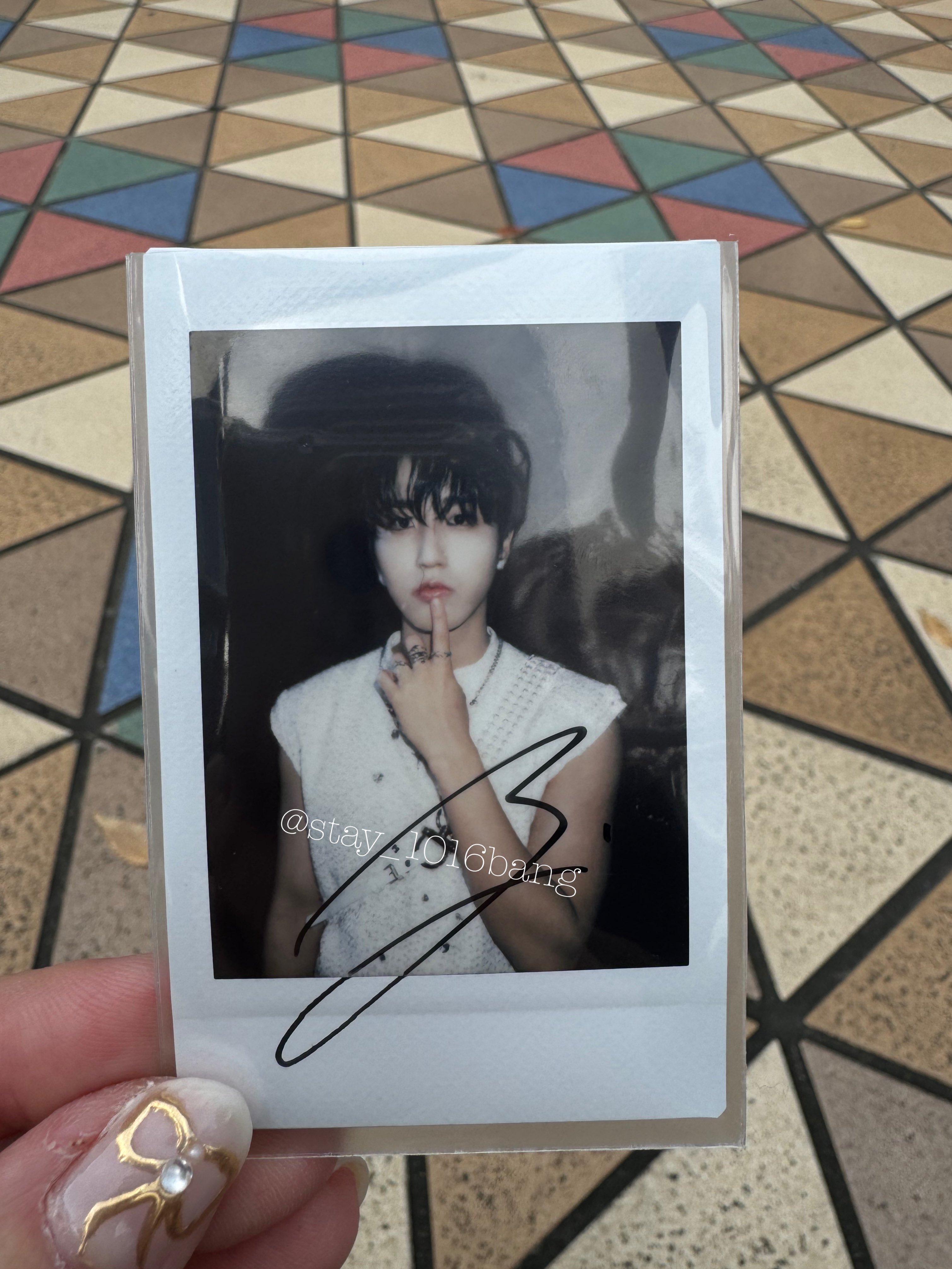 straykidsバンチャン サイン入りチェキ京セラ