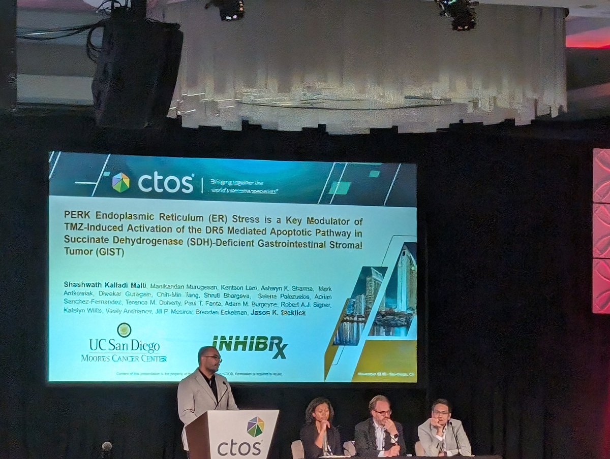 Sara Rothschild (@srothschild) on Twitter photo Great research on SDH-deficient #GIST from <a href="/UCSDCancer/">UC San Diego Health Moores Cancer Center</a> on DR-5 agonist INBRX-109 in combination with TMZ #CTOS2024 looking forward to future trial with this combo Great research on SDH-deficient #GIST from <a href="/UCSDCancer/">UC San Diego Health Moores Cancer Center</a> on DR-5 agonist INBRX-109 in combination with TMZ #CTOS2024 looking forward to future trial with this combo
