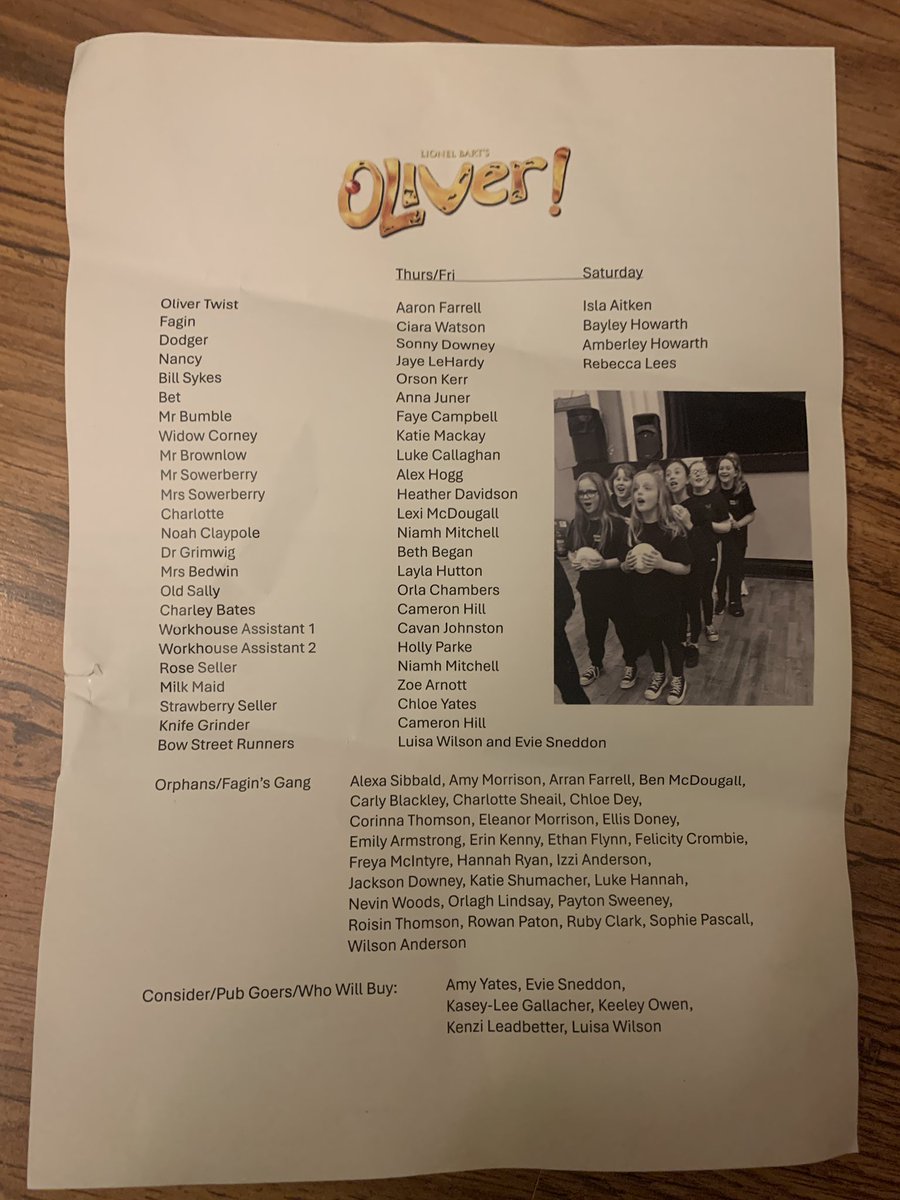 Tortytales's tweet photo. @6MWallacestone R and C were terrific in Oliver, they were very convincing urchins!!!! @fantasia1208 https://t.co/jvFmJOChCv