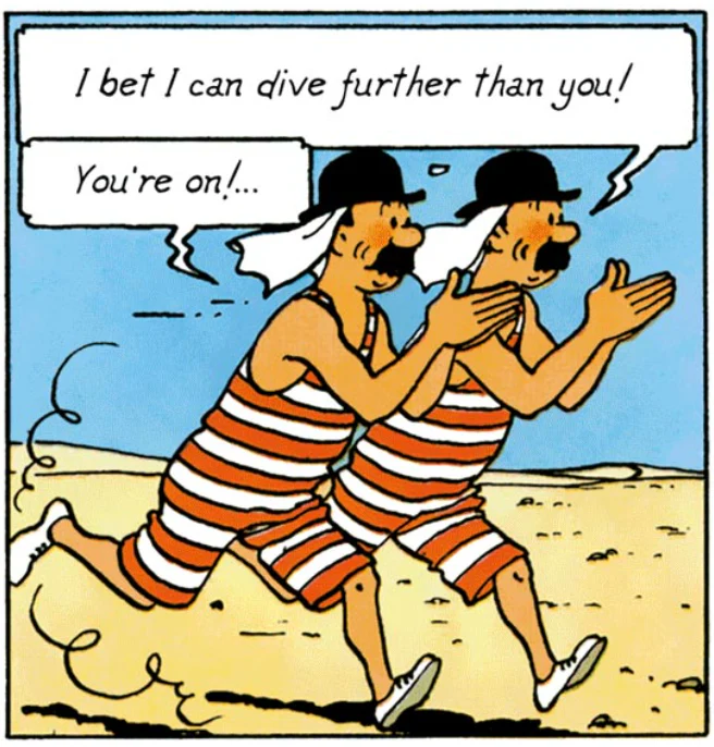 sausalitoferry's tweet photo. Diving into the holiday season like 💦 🎁 

Shop this Thomson Resin Figurine ➡️ https://t.co/gctEhm1j6C

#bathingsuit #holidayseason #christmaslist #giftgiving #tintinfans #tintin #sausalitoferry #comicbooks #hergé #toys #toysofinstagram #sausalitoca #sausalito #california https://t.co/TxhOP8ixdl