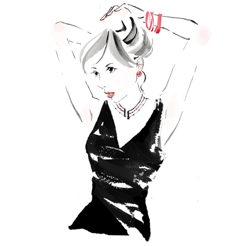 hanaful2's tweet photo. バングルガール🌸
#ガールズイラスト #ファッションイラスト #美人画 #似顔絵 #刺さる人#バングル https://t.co/SXvzbhmOty