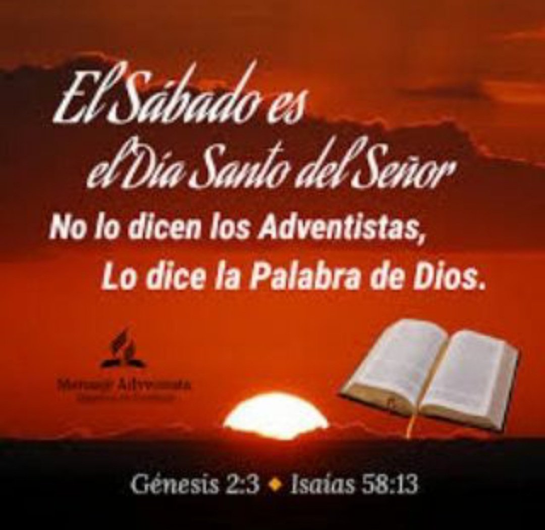 melasuri's tweet photo. ¡BUENA NOCHE! ¡FELIZ SÁBADO SÉPTIMO DÍA DE LA SEMANA Y SANTO SÁBADO DE DIOS PUEBLO ADVENTISTA EN EL NOMBRE DE JESÚS! ¡AMÉN! https://t.co/L1HIahHVSC