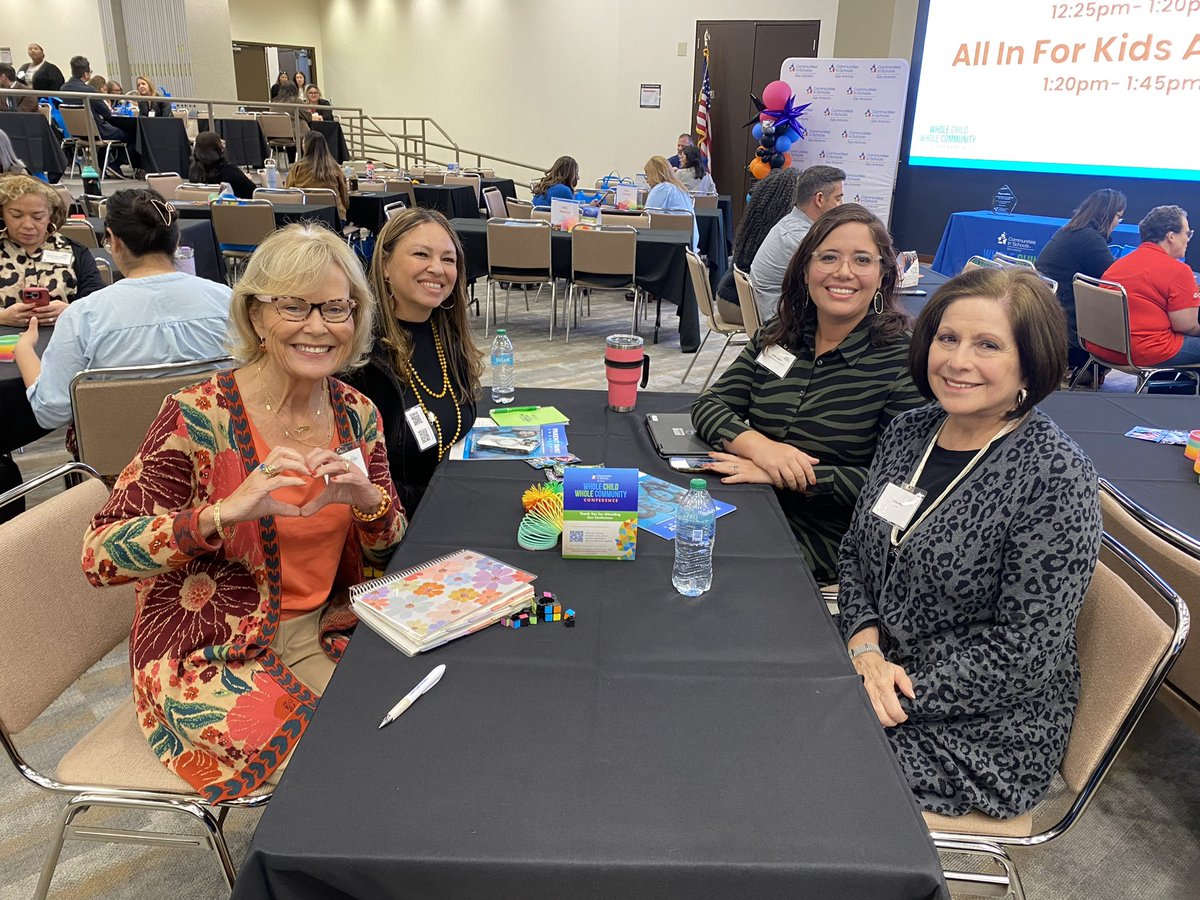 Erika Zagala (@elmzagala) on Twitter photo It’s been a great day of learning <a href="/CISSanAntonio/">Communities in Schools of San Antonio</a> Whole Child Whole Community Conference. What a privilege to spend part of my day with <a href="/MoraLinda77/">LindaMora</a> <a href="/CarolHarle1/">Carol Harle, Ph.D.</a> <a href="/jhernandez1399/">Jennifer Guerra</a> . It’s been a great day of learning <a href="/CISSanAntonio/">Communities in Schools of San Antonio</a> Whole Child Whole Community Conference. What a privilege to spend part of my day with <a href="/MoraLinda77/">LindaMora</a> <a href="/CarolHarle1/">Carol Harle, Ph.D.</a> <a href="/jhernandez1399/">Jennifer Guerra</a> .