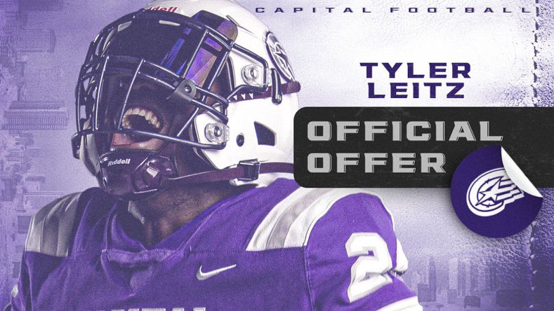 Tyler Leitz (@leitztyler) on Twitter photo Blessed to receive an offer from Capital University!
<a href="/Coachcalexander/">Charles Alexander</a>
<a href="/CoachTOJr/">T Owens</a>
<a href="/fhhs_football/">FHHS Football</a> Blessed to receive an offer from Capital University!
<a href="/Coachcalexander/">Charles Alexander</a>
<a href="/CoachTOJr/">T Owens</a>
<a href="/fhhs_football/">FHHS Football</a>