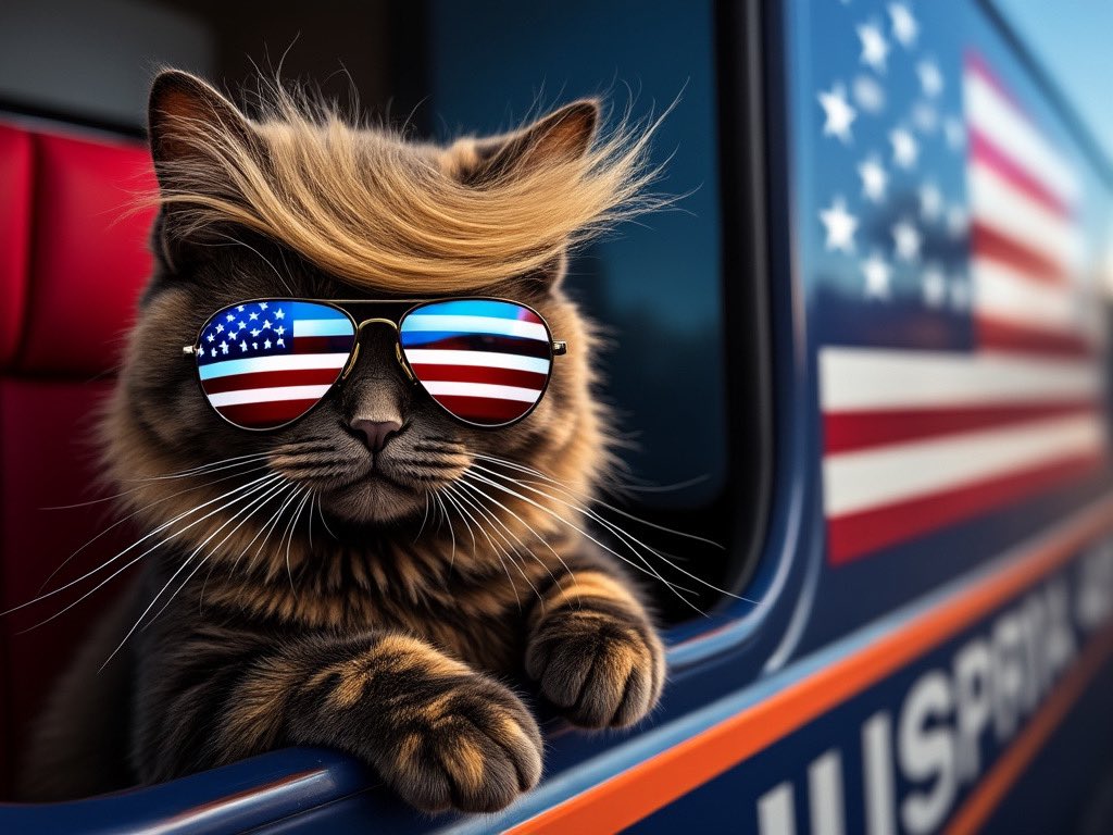TrumpCatLeader's tweet photo. ๐พ FRIDAY TRAIN is here, patriots! ๐๐ Drop your handles, follow, and follow backโletโs end the week strong and build a community as unstoppable as a cat on a mission! ๐ฑ๐บ๐ธ #CatsForTrump #MAGA #FridayTrain #AllAboard
@WARSZANDREA
@Badash1821
@monkebiz88
@ArtFigueroa76
@MAC_ARMY1
@MARINFILM
@Swabcraft1
@afra_art56
@Afobos
@Bassed_Bass
@BasedWash
@jim_lacroix
@Para_Bellum666
@thumper_six
@Danny_Bizo19
@ImJustaBillLive
@EvilBunnay
@rwellis2831
@TEXARC777
@TexasRepublic71
@MyMagaDays
@AmyElizabethUSA
@paulamasters