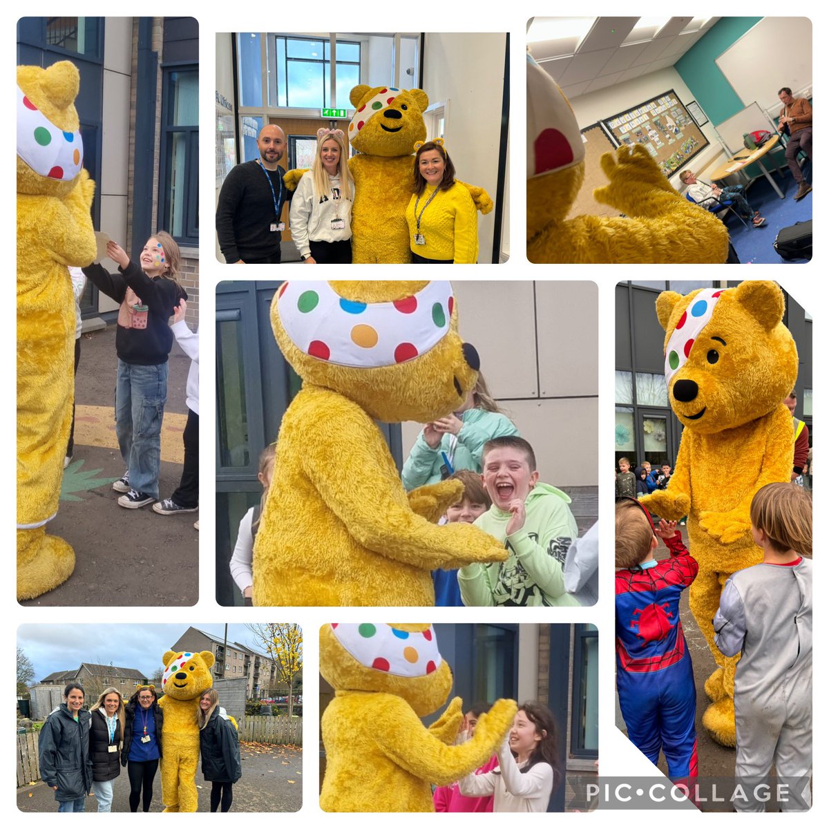 St Ninians Primary School Stirling (@st_ninians_ps) on Twitter photo We were SO LUCKY to have Pudsey visit us this afternoon. He did laps of our playground, Hi5ing every child, and visited the nursery children in their garden too. He even popped in on a chanter lesson! Thank you Stirling and Bridge of Allan Round Table. <a href="/BBCCiN/">BBC Children in Need</a> #Pudsey2024 We were SO LUCKY to have Pudsey visit us this afternoon. He did laps of our playground, Hi5ing every child, and visited the nursery children in their garden too. He even popped in on a chanter lesson! Thank you Stirling and Bridge of Allan Round Table. <a href="/BBCCiN/">BBC Children in Need</a> #Pudsey2024