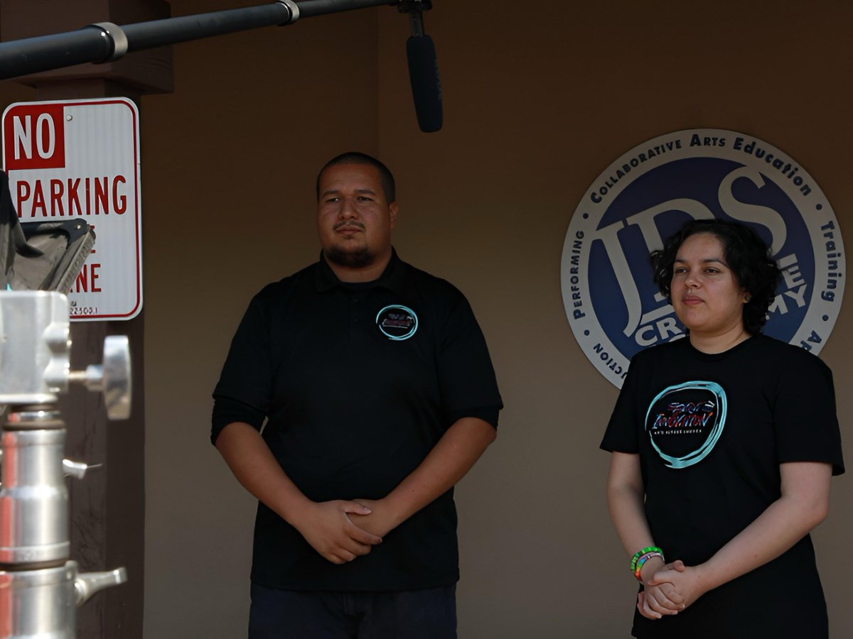 JDSCreative's tweet photo. Program participants are building new skills in video production every day! 📸✨ 
#AlwaysLearning #VideoProduction #CreativeSkills #JDSFamily https://t.co/hsd2Yb3k8V