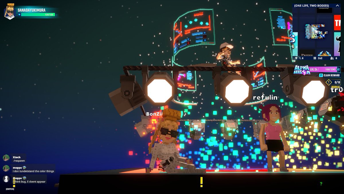 SANADALAYERZERO's tweet photo. Vibing at @agoriamusic's DJ Set in One Life, Two Bodies in @TheSandboxGame. The music is electric! 🎧🔊 https://t.co/4tnupOxS2E #TheSandbox #AlphaSeason4 #AS4SocialChallenge https://t.co/vEl4h4el4k