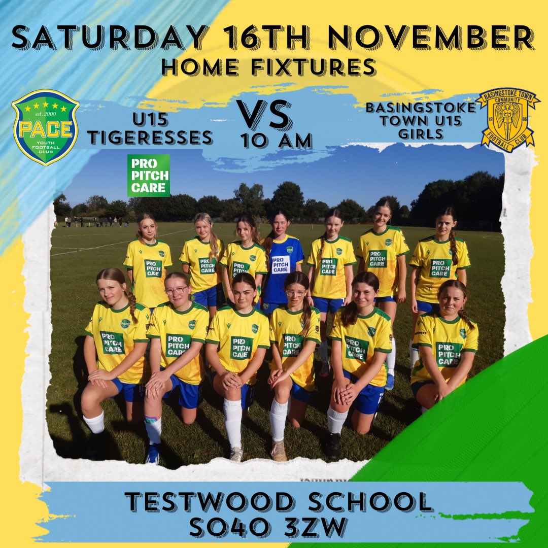 💛Saturday Home Fixtures💛