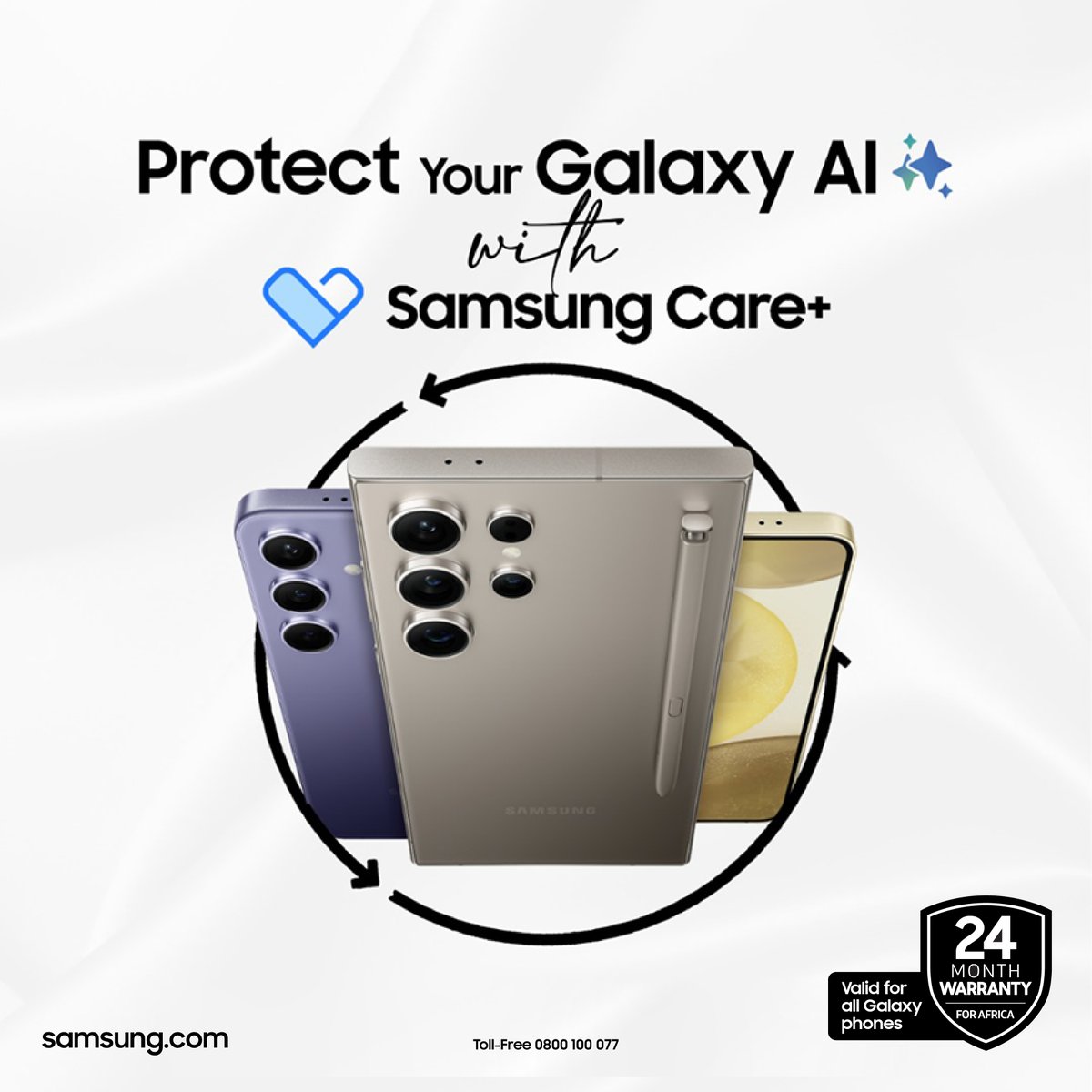 Samsung_Ghana's tweet photo. Sign up for free Samsung Care+ within 30 days of purchase and stay ahead of life's surprises.
#SamsungCustomerService #SamsungGhana https://t.co/I9FHjh63Vo