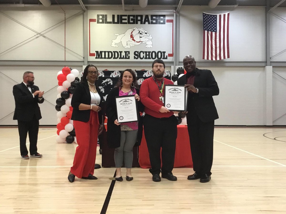Congratulations to Ms. Lydia Lykins and Mr. Ryan Ramsey for being designated as Commonwealth Ambassadors for creating a real voting experience for our students.

#UnleashExcellence #Success #HCSDifferenceMakers