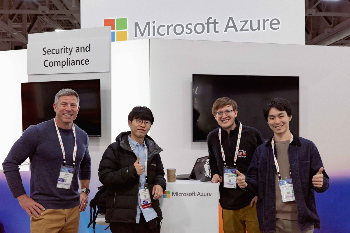 <a href="/davidjustice/">David Justice</a> <a href="/danologue/">Dan Chiarlone</a> and I with #Youki maintainer <a href="/utam0k/">Toru Komatsu</a> 🚀🦀