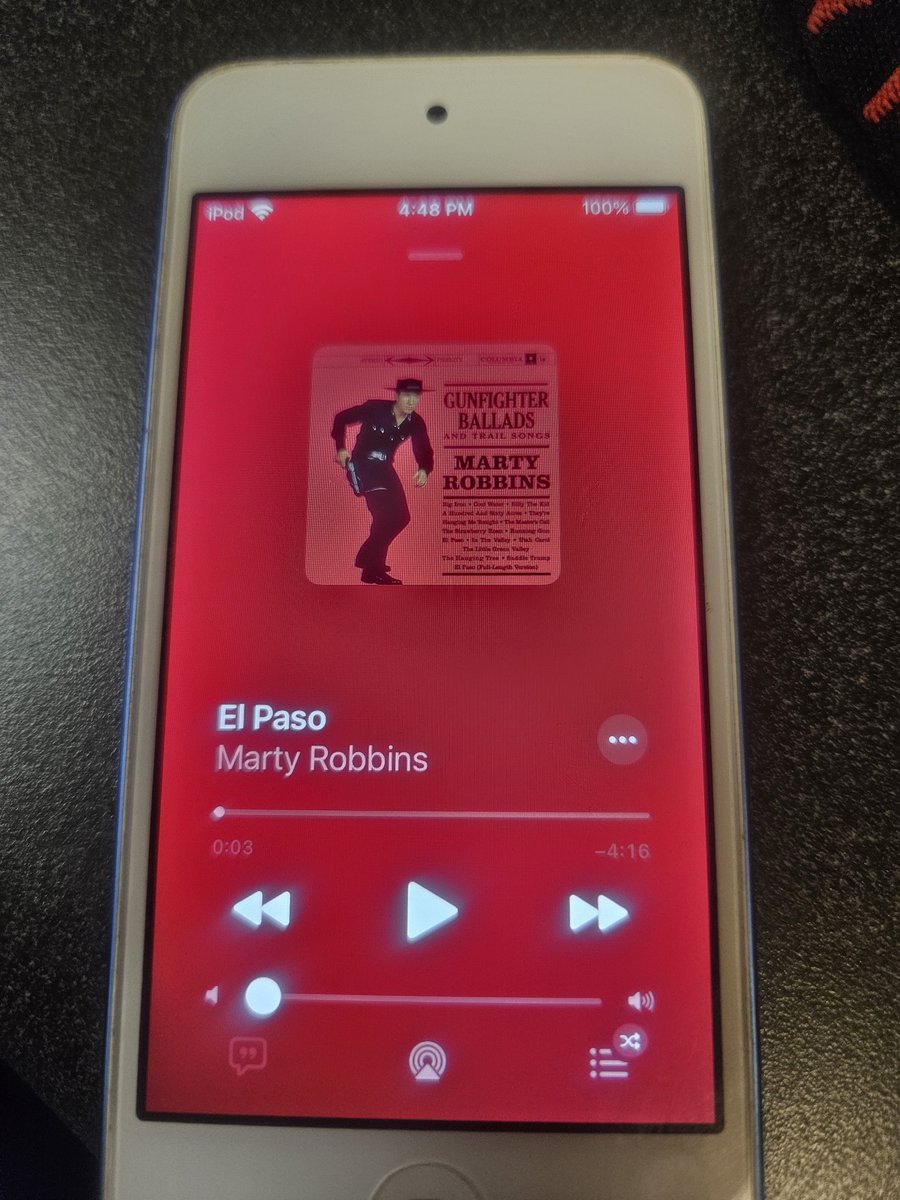 Mally_ChiHawks's tweet photo. Ending the work week with this classic. #NowPlaying : Marty Robbins - El Paso 🤠 https://t.co/Dp4if8CtDs