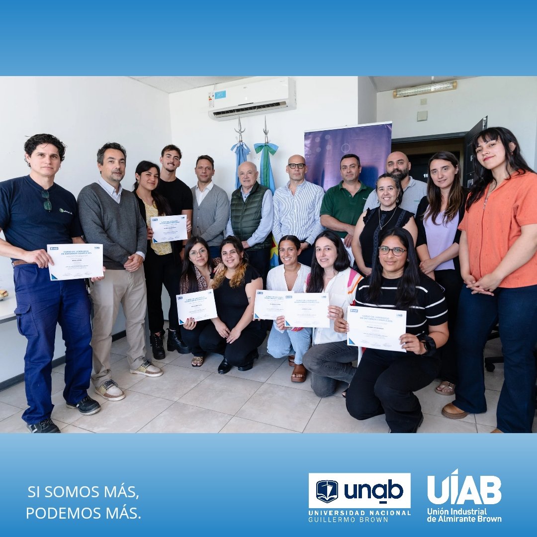 uiab_brown's tweet photo. Finalizamos el primer taller "Liderazgo en entornos complejos" junto a la @unaboficial

Gracias a los mandos medios de nuestras empresas socias por participar.
¡Seguimos invirtiendo en capacitación y apostando al crecimiento industrial! 🇦🇷🤝

#Industria https://t.co/gRzm7g5Uce