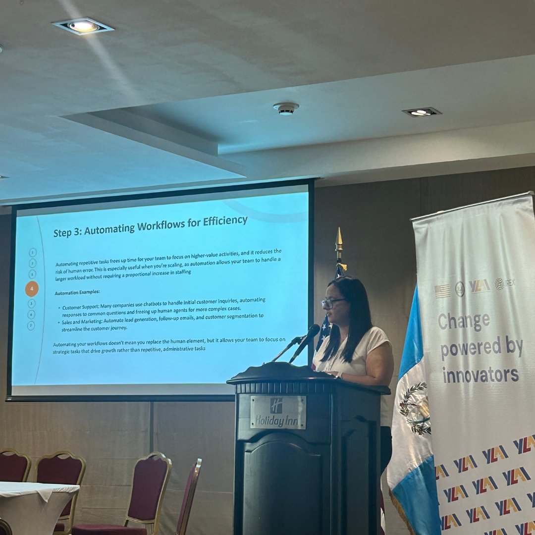 🎉That’s a wrap on the 2024 YLAI Entrepreneurial Camp in Guatemala!🎉

Over the past two days, the YLAI Alumni community came together to ignite innovation, build meaningful connections, and explore strategies for entrepreneurial success.

We’re excited to see the remarkable