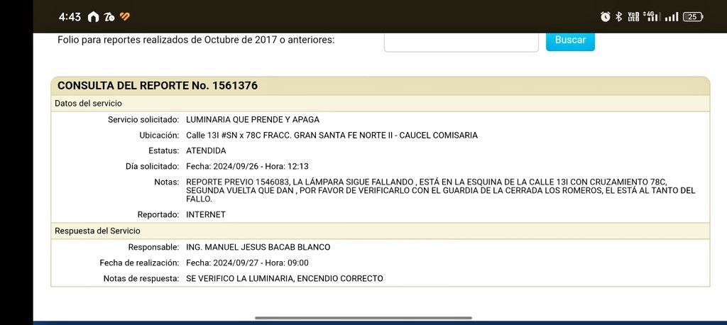 <a href="/CeciliaPatronL/">Cecilia Patrón Laviada</a> @AyuntaMeriayudar , no quieren trabajar? 2 folios por mismo desperfecto, la respuesta de <a href="/AyuntaMerida/">Ayuntamiento Mérida</a>  que funciona correctamente,  no han venido a checarlo, es un acceso controlado por guardias las 24 horas, no hay registros de entrada, y web no sirve