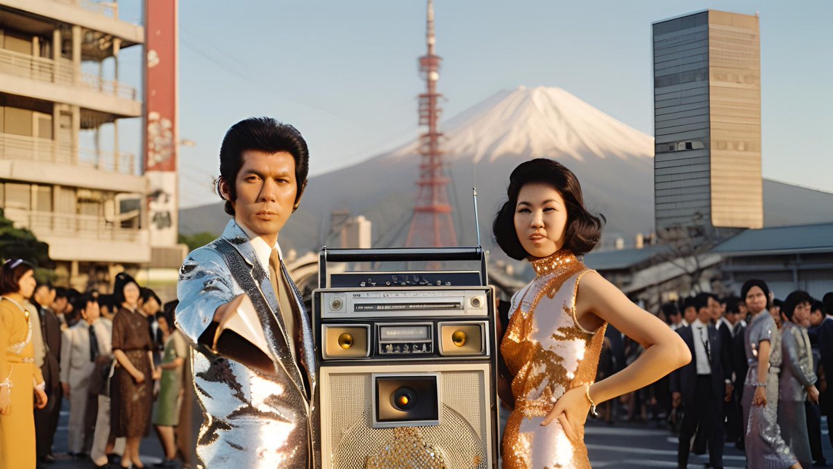 Snackhiro's tweet image. よぉ〜ッ‼️アー写好き❣️

AIさんにスナックひろのアー写をお願いしてみました。ダフトパンクやロボット刑事Kみたいなカッコいいアー写を期待してたんですが、、、

#スナックひろ　#snackhiro #AI生成画像　#演歌DJ