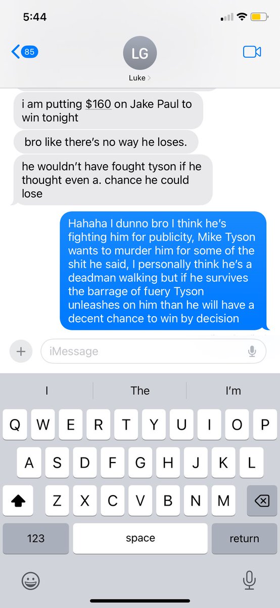 lol my little bro and these gen-Zers don’t know about old man strength or Iron Mike… #MikeTyson #TysonvsPaul