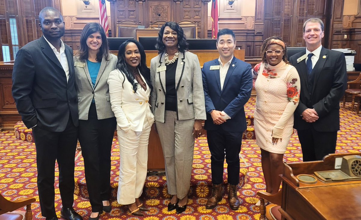 SairaForGeorgia's tweet photo. Yesterday my colleagues in the Georgia House Democratic Caucus elected me as their next Chief Deputy Whip.
I’m humbled they’ve entrusted me with this position on the leadership team, and oh what a team it is!
Let’s do this!!!
#gapol #ghdc https://t.co/ngmtFYeaQt