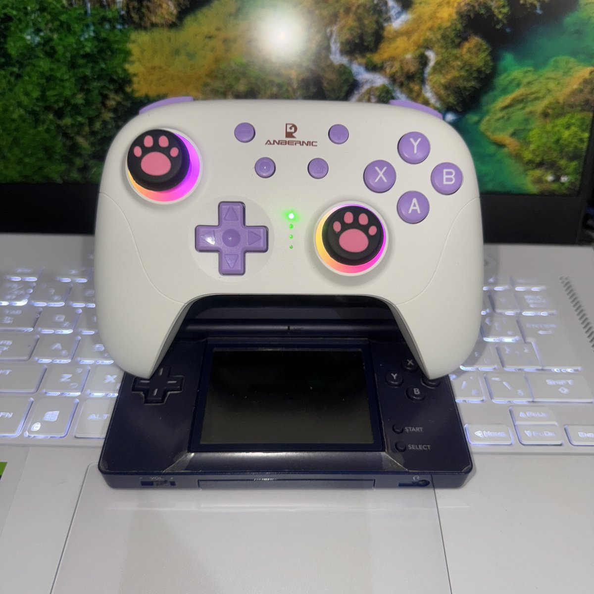 draqueXXX's tweet photo. おはようございます😄
このコントローラーの良い点まだあった
ワイヤレス中華コンなのにSwitchのスリープ解除が出来る、これは単純に凄いぞ
あと、めちゃくちゃ軽い、とても重要
#Anbernic #RGP01 https://t.co/IeetIFnMCX