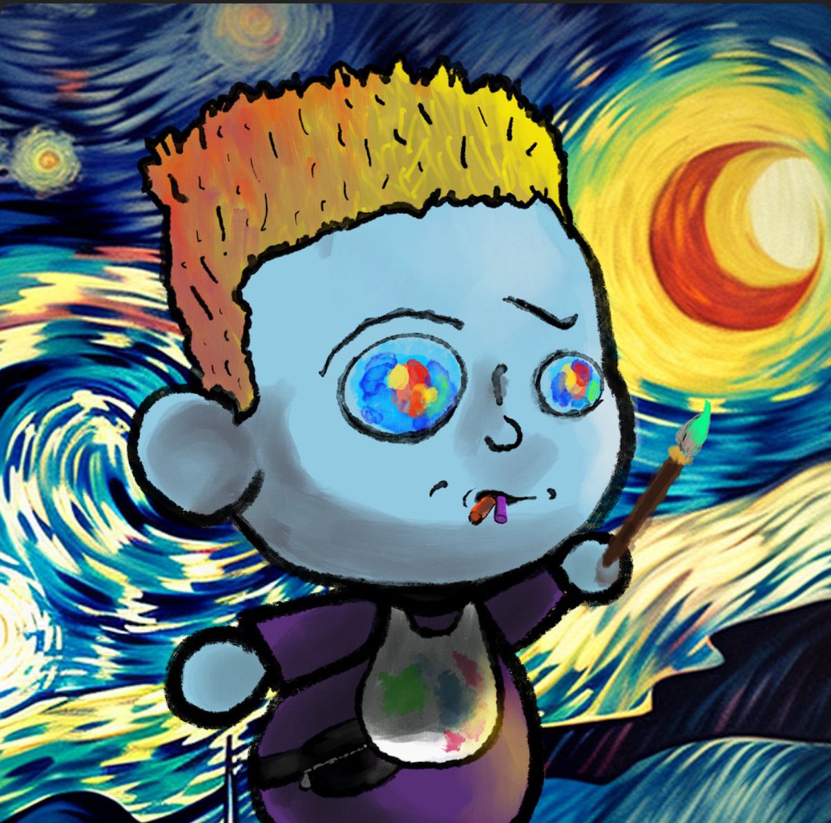 Minted this artist and aped a bag of $artism. Artistic af