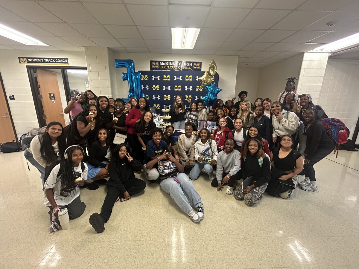 The track girls celebrated a senior, Tristen Fought, who signed to <a href="/FLCSkyhawks/">Fort Lewis Skyhawks</a> 
We love you!! You’re going to do great things for their soccer program.