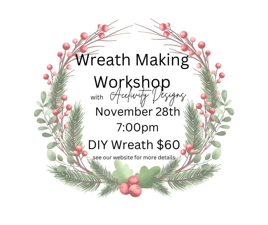 EDSSociety's tweet image. Join us for a wonderful opportunity to support EDSS at a Wreath Making Workshop hosted by Acclivity Designs on November 28th at the Canadian Brewhouse - Windermere. Tickets are required and must be purchased in advance.
For more details, please visit our event page on the webs...