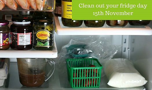 #NationalCleanOutYourFridgeDay With family gathering and a large turkey waiting to be roasted, cleaning out the refrigerator makes sense. Not only will we need room before the meals, but we also need space for all of the upcoming leftovers.