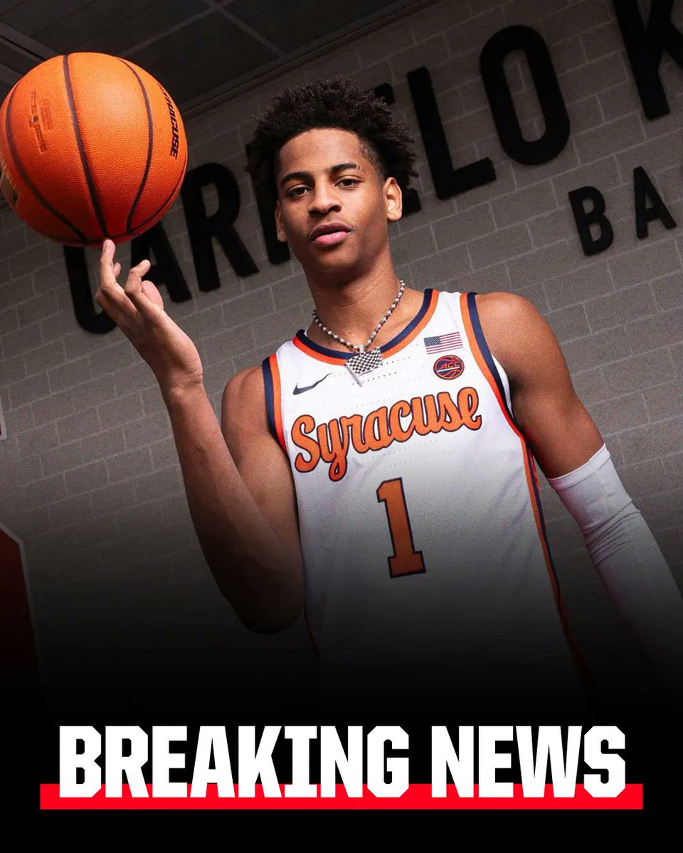Breaking: Kiyan Anthony announced he has committed to Syracuse.

He is the No. 36th ranked player in the 2025 ESPN 100 recruiting class.