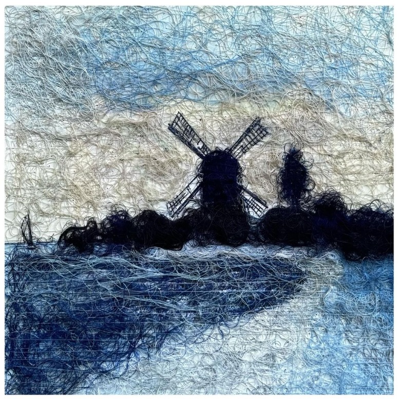 WomensArtForAll's tweet photo. Irmgard #Geul (@irmgardgeul) •The Delft Tile• #WomensArt #ArtByWomen #WomenArtists https://t.co/3aXHOJN9XC
