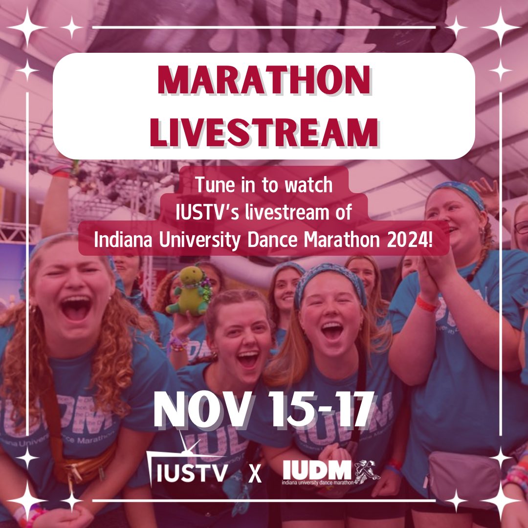 IU Dance Marathon (@iudm) on Twitter photo Tune into our livestream all weekend with <a href="/iustv/">IU Student Television</a> at iudm.org/livestream ❤️😉 Tune into our livestream all weekend with <a href="/iustv/">IU Student Television</a> at iudm.org/livestream ❤️😉