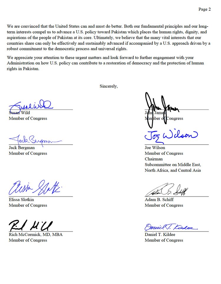 ChangePakPolicy's tweet image. BREAKING: With new bipartisan letter, 99 Congressmembers join calls for Imran Khan’s release, condemn Asim Munir’s authoritarian crackdown
"We urgently call on the U.S. government to advocate for the immediate release of former Prime Minister Khan and all political prisoners"