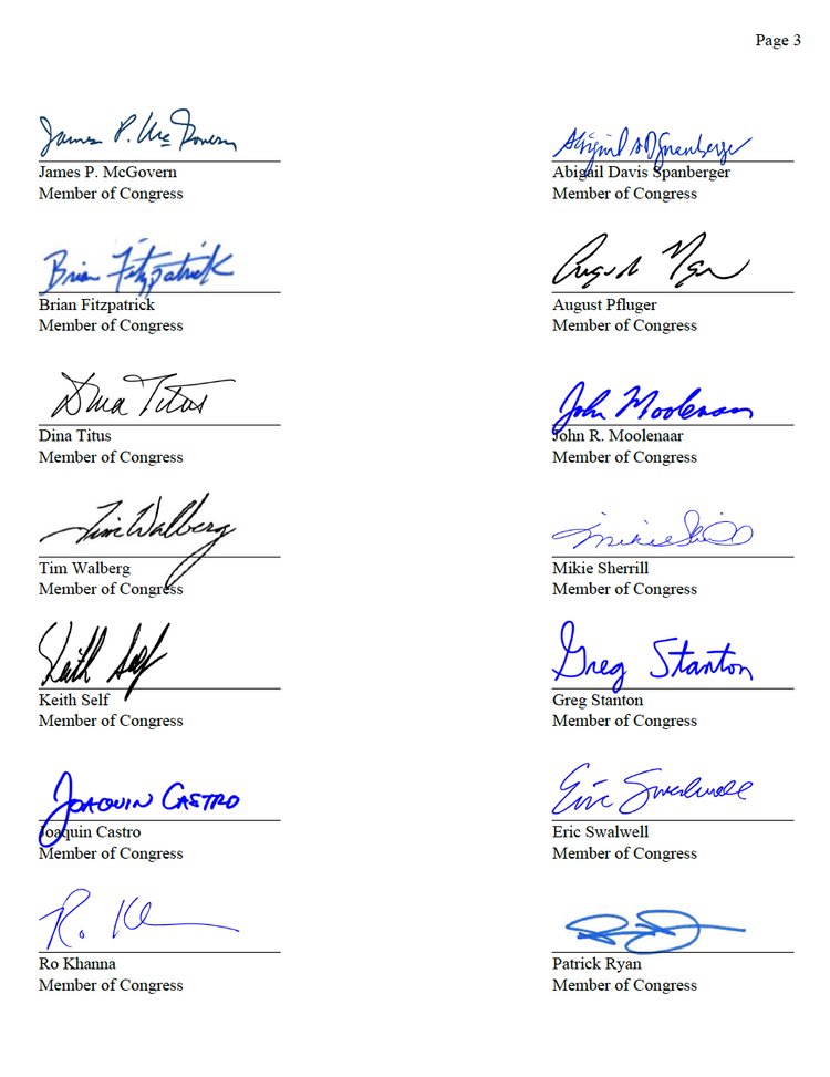 ChangePakPolicy's tweet image. BREAKING: With new bipartisan letter, 99 Congressmembers join calls for Imran Khan’s release, condemn Asim Munir’s authoritarian crackdown
"We urgently call on the U.S. government to advocate for the immediate release of former Prime Minister Khan and all political prisoners"