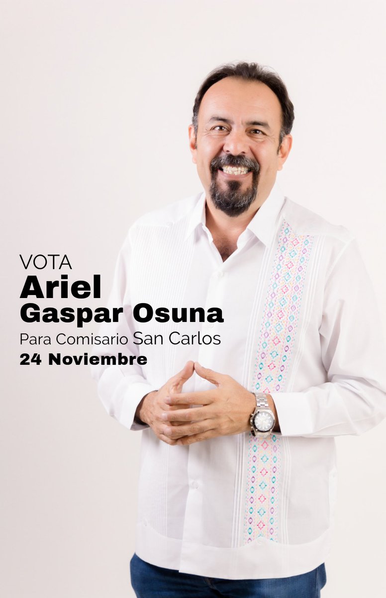 elviejonsc's tweet photo. Me inscribí como candidato a Comisario de San Carlos.
Yo lo que busco es tener un destino más unido y crear un consejo de toda la comunidad para solucionar todas las áreas de oportunidad. https://t.co/BsQSeV9kdR