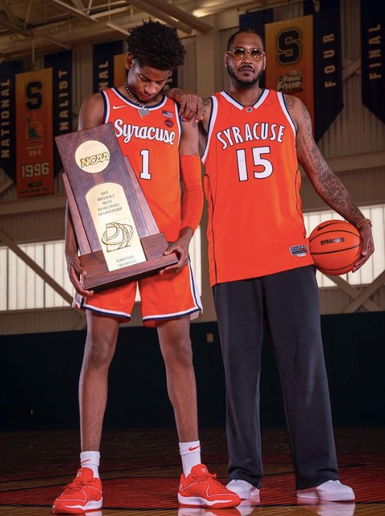 LegionHoops's tweet photo. BREAKING NEWS: Kiyan Anthony will play for Syracuse, following his father Carmelo Anthony’s footsteps

Amazing https://t.co/MAX4joRgH8